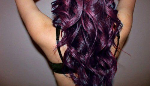 Purple hair dye