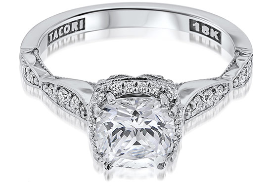Tacori 18K Diamond Engagement Ring