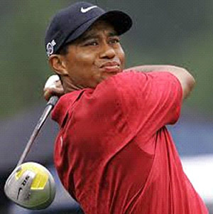 Tiger Woods ass face