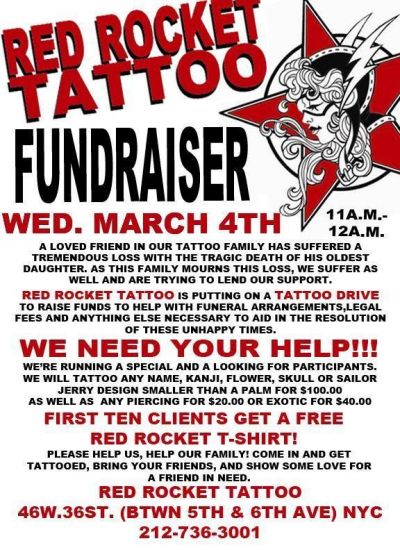 Red Rocket Tattoo is running a