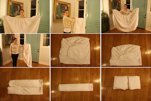 how to fold a fitted sheet instructions for couples and singles how to fold fitted sheets