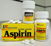 Aspirin bottles