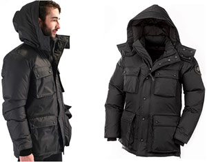 Canada goose jacket in black