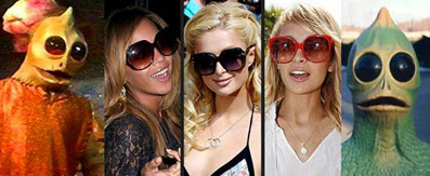 Celebrities with sunglasses
