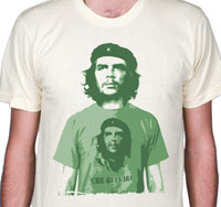 Che Guevara wearing a Che Guevara tshirt on a tshirt