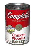 Campbell's Chicken Noodle Soup can