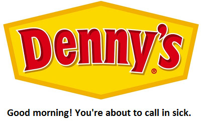 Denny's Grand Slam breakfast
