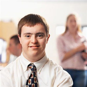 Boy with Down Syndrome
