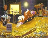 Ducktales crew diving in to money