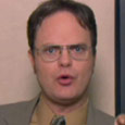 Dwight Schrute talking