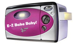 E-Z Bake Baby Clone Oven in purple