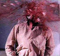 Man's head exploding