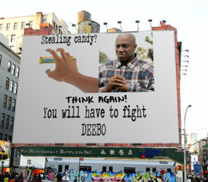 Fight Deebo billboard