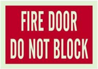 Fire Door: Do Not Block