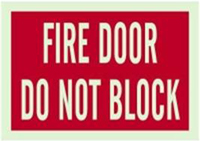 Fire Door: Do Not Block
