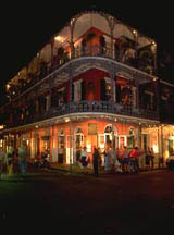 French Quarter balcony on a corner