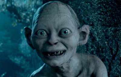 Gollum from The Hobbit movie