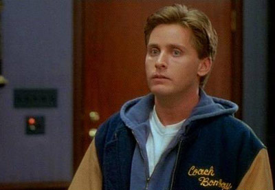 Emilio Estevez as Gordon Bombay in The Mighty Ducks