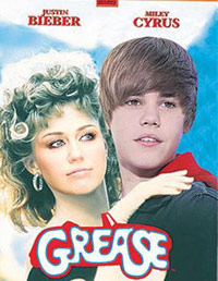 Grease remake starring Justin Bieber and Miley Cyrus