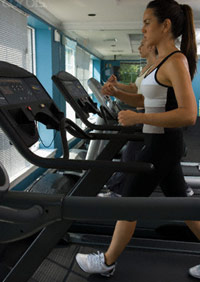 Hot girls on treadmills