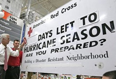 Days Left to Prepare for Hurricane Season sign