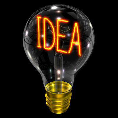 Idea light bulb