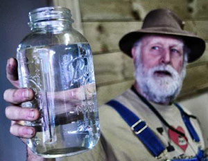 Moonshine bottle made in West Virginia