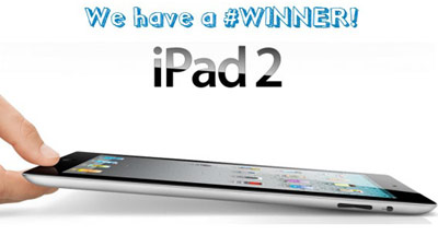 Free iPad winner