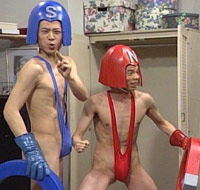 Two wacky Japanese wrestlers