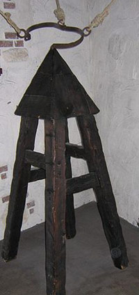 Judas chair - medieval torture stool