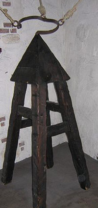 Judas chair - medieval torture stool