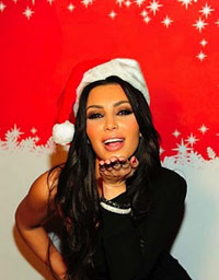 Kim Kardashian Christmas 