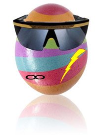Lady Gaga's Synth Egg multi-colored