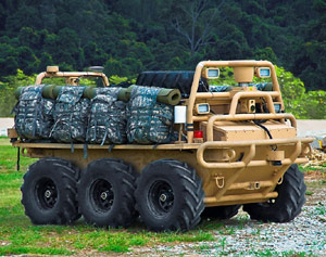 Lockheed Martin SMSS infantry support robot vehicle