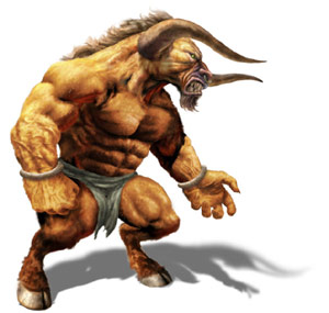 Minotaur standing up