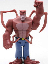 Mutant alien action figure with tentacles