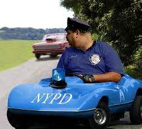 NYPD kids cop car