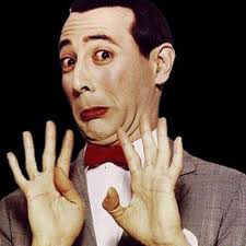 PeeWee Herman in a movie theater