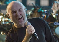 Phil Collins singing terribly