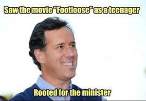 Rick Santorum on Footloose