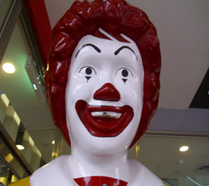 Creepy Ronald McDonald