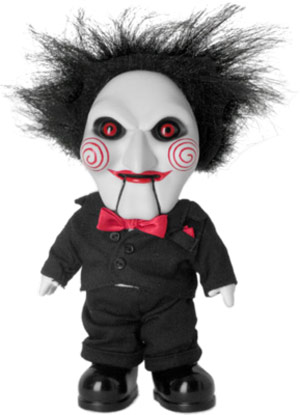 Scary puppet from SAW movies