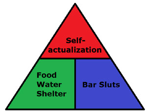 Self-actualization chart of needs hierarchy