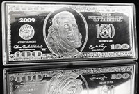 100 dollar bill silver bar