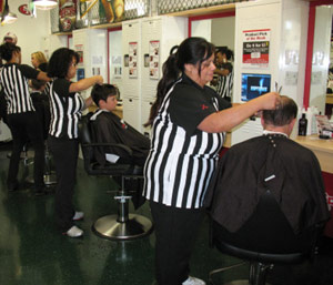 Sport Clips stylists