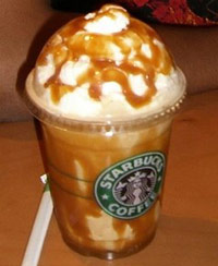 Starbucks caramel frappucino