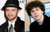Justin Timberlake and Jesse Eisenberg
