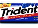 Pack of Trident gum