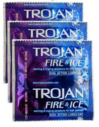 Trojan Fire & Ice condoms 3-pack