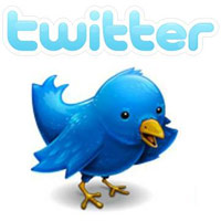Blue Twitter bird